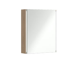 Szafka  łązienkowa z lustrem podwójnym, z oświetleniem, szer. 60 cm